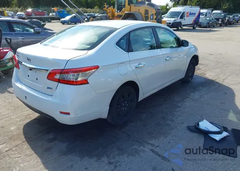 2014 Nissan Sentra S z USA, uszkodzony, nr VIN 3N1AB7AP5EL681420